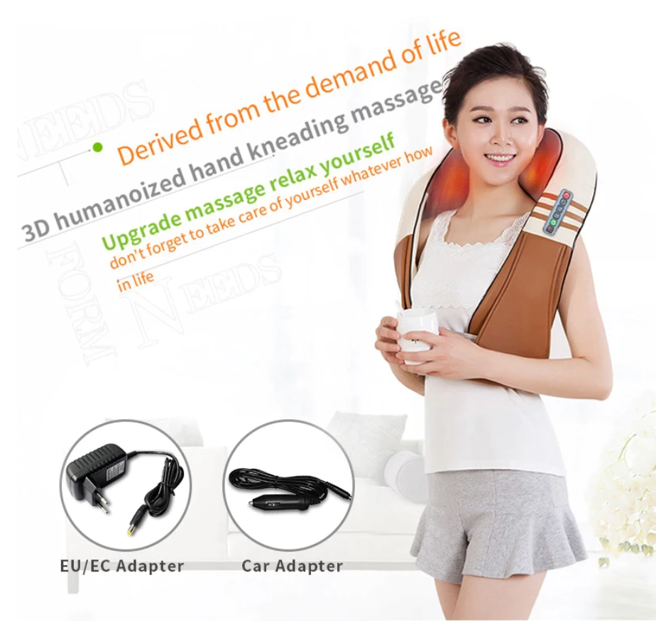 Masajeador Cuello Espalda Hombro Función De Calor