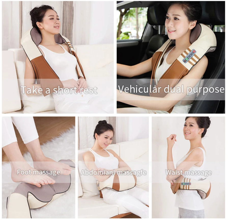 Masajeador Cuello Espalda Hombro Función De Calor