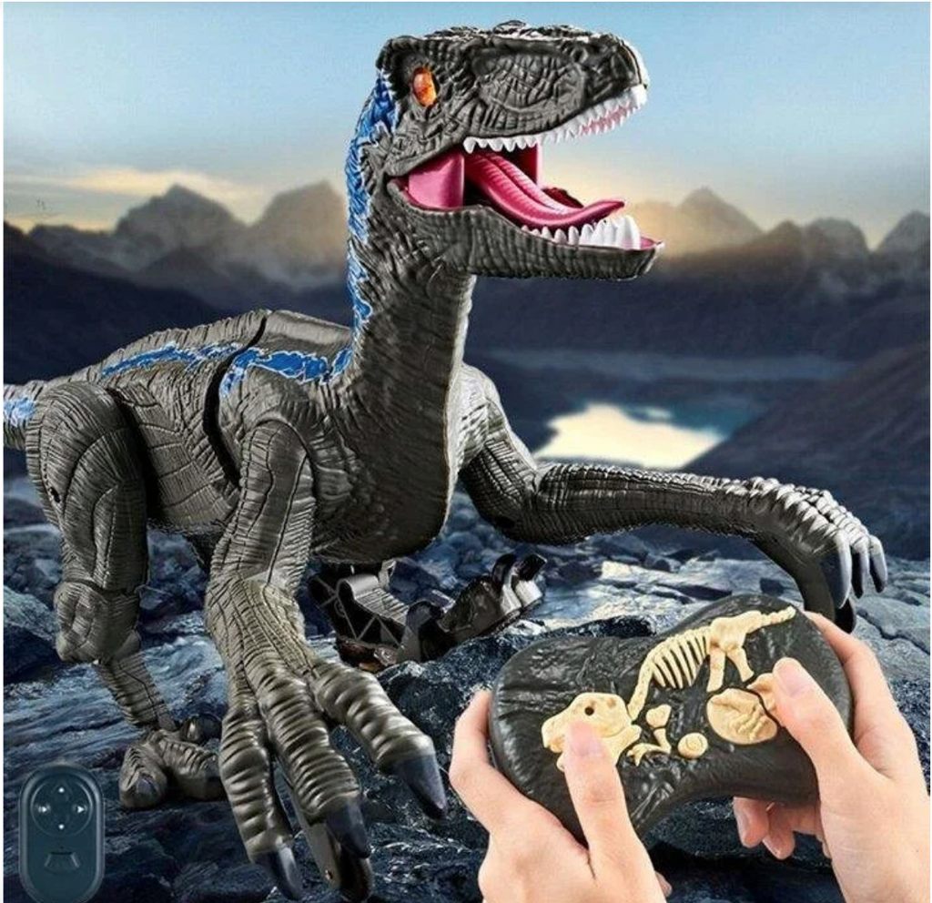 Dinosaurio con control remoto