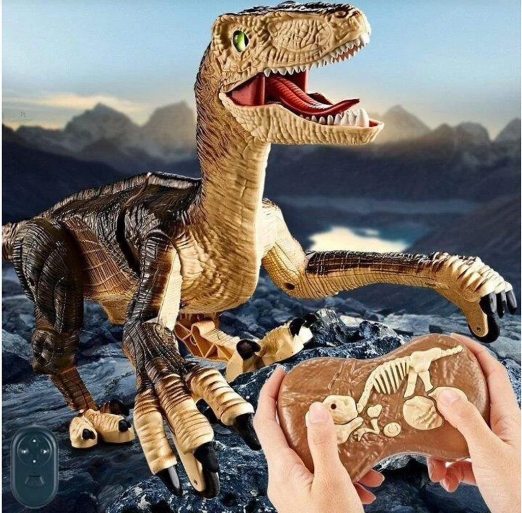 Dinosaurio con control remoto
