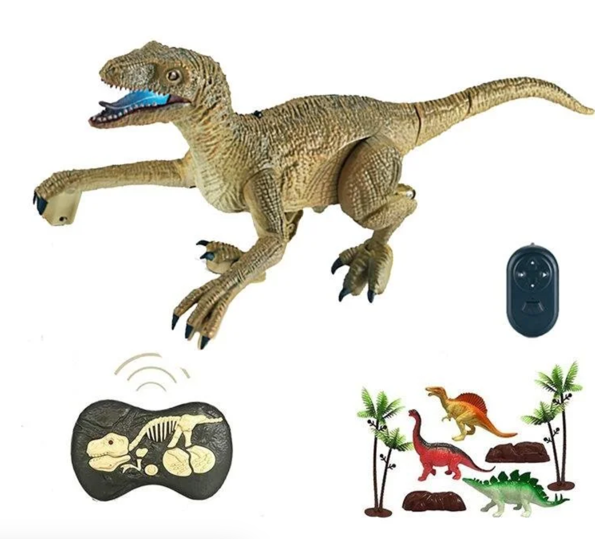 Dinosaurio con control remoto