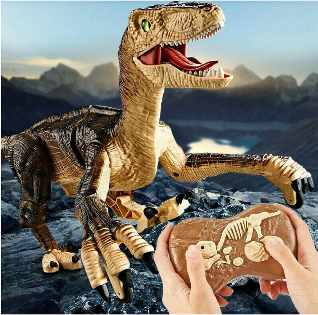 Dinosaurio con control remoto