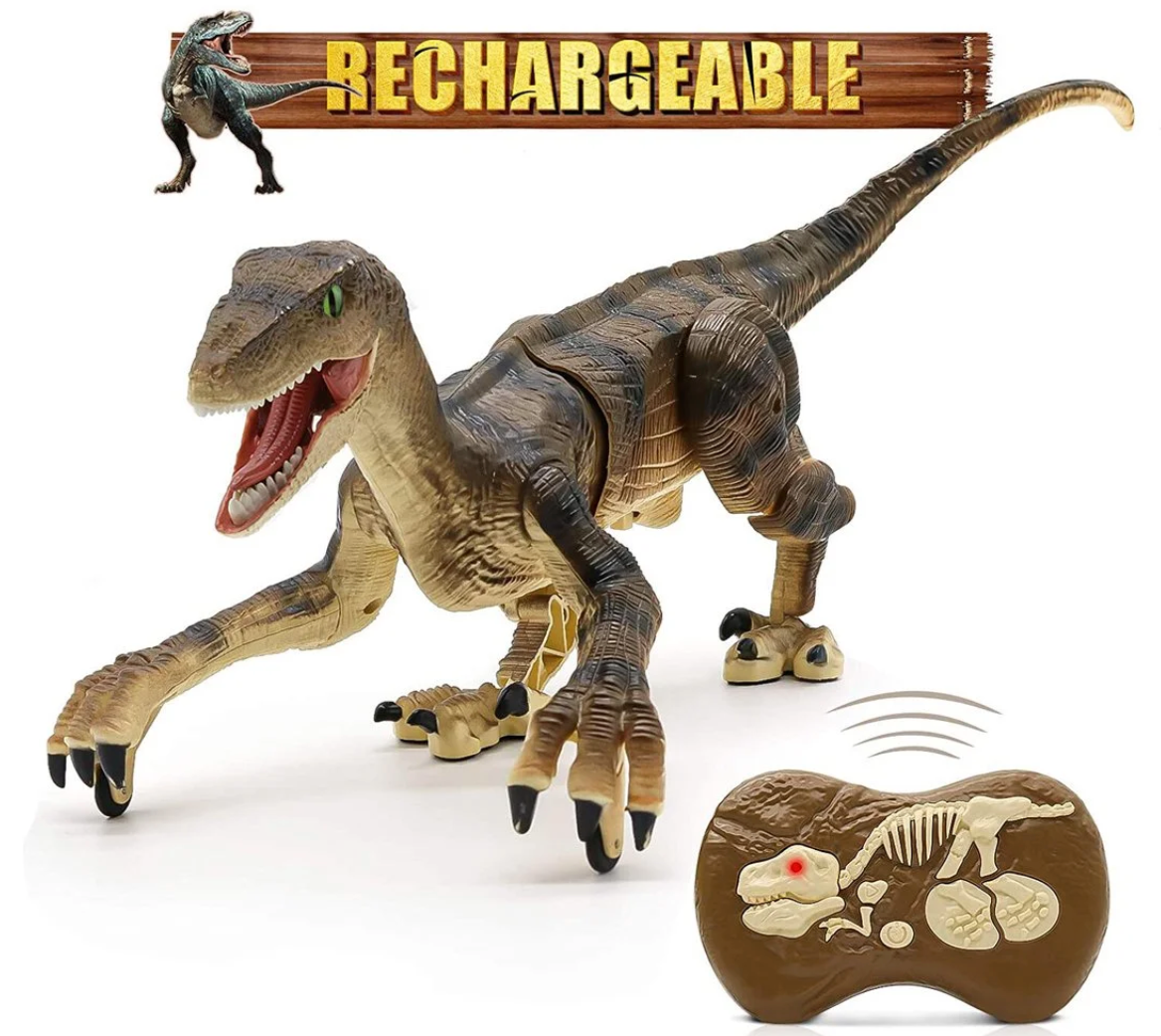 Dinosaurio con control remoto