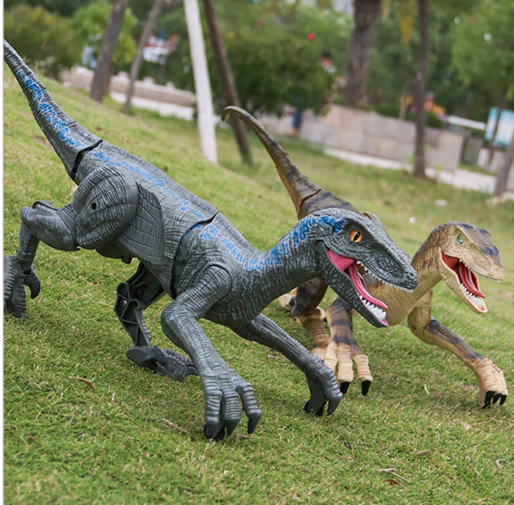 Dinosaurio con control remoto